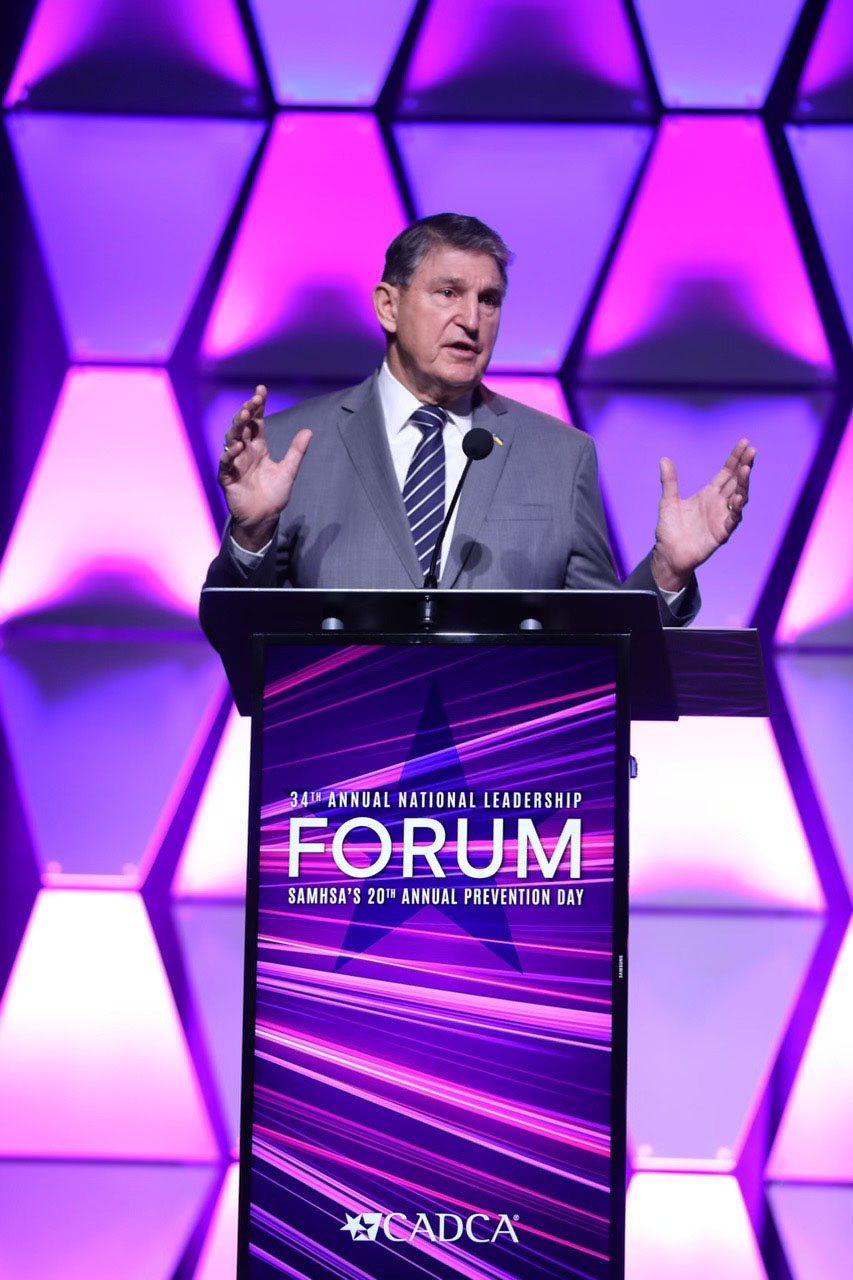 Manchin Receives Lifetime Achievement Award For Efforts To Combat The Drug Epidemic